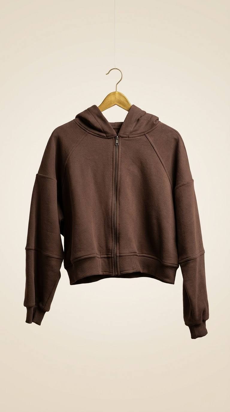 هودی کلاه دار کیمونو زنانه و دخترانه داخل کرک مدل اسپرت - تصویر 8